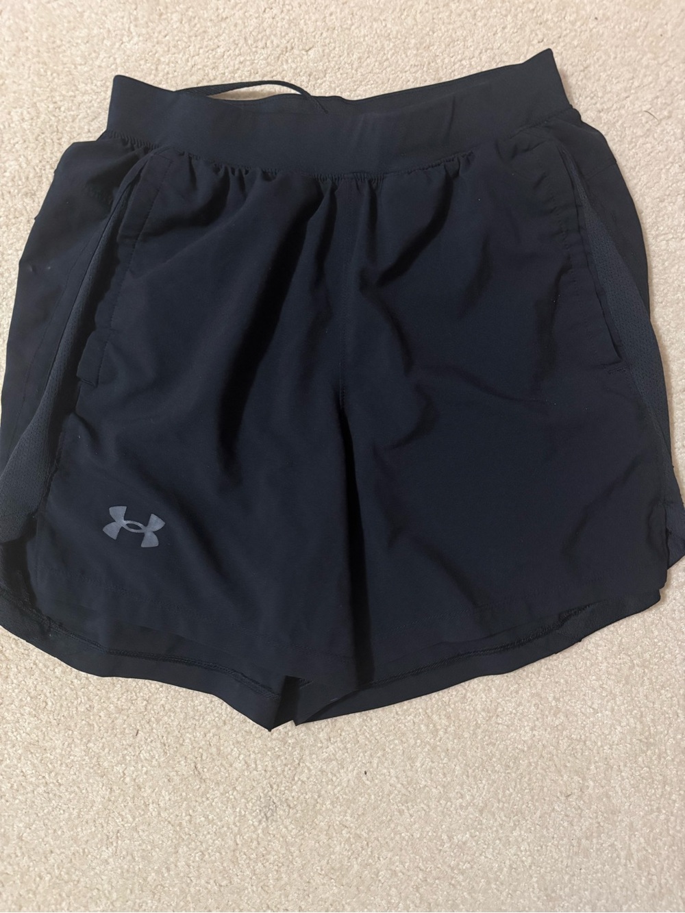 Under Armour Women's Black Athletic Running Shorts
